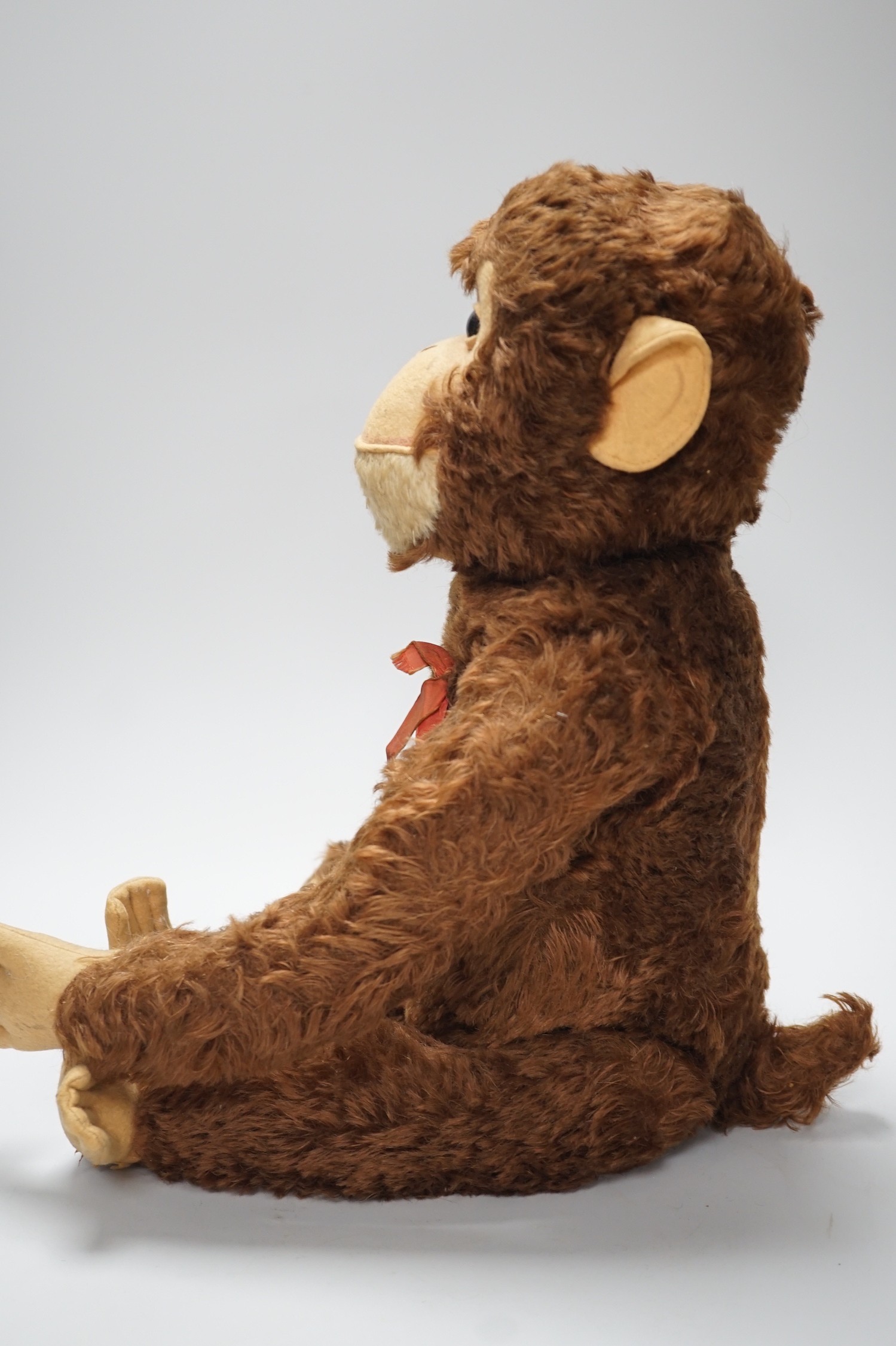 A Schuco 'Yes No' Tricky mohair monkey, 51cm